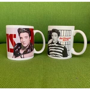 Two (2) ELVIS PRESLEY mugs.   2018